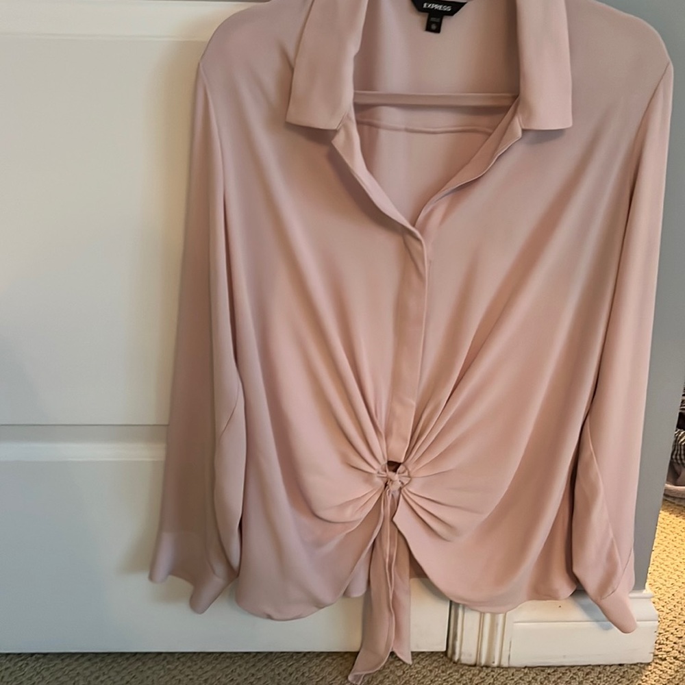 Pink blouse, XL, Express